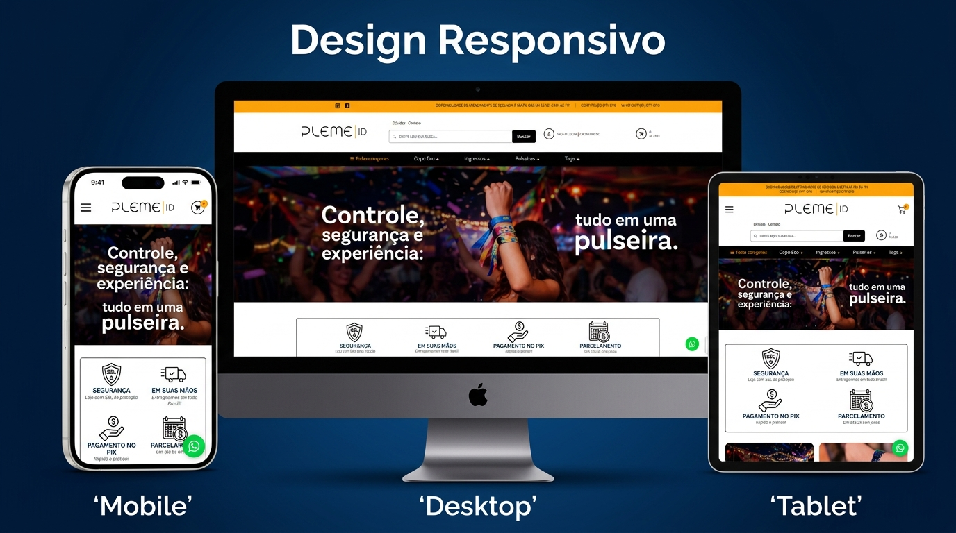 Pleme ID — E-commerce de pulseiras inteligentes